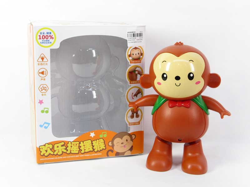 B/O Monkey W/L_M toys