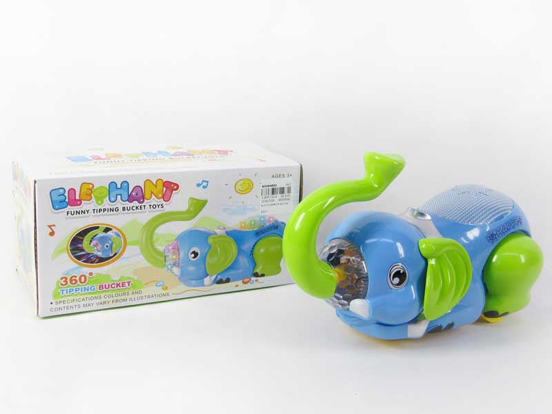 B/O Elephant W/L_M(2C) toys