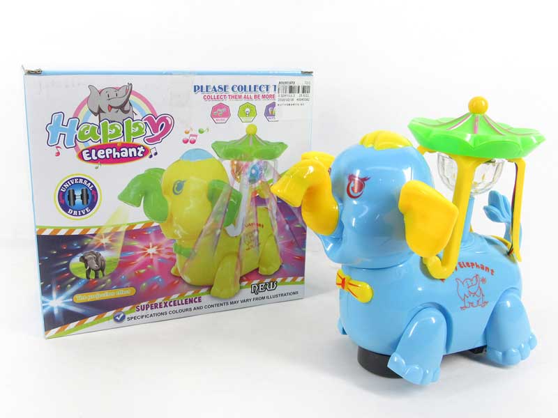 B/O universal Elephant W/L_M toys