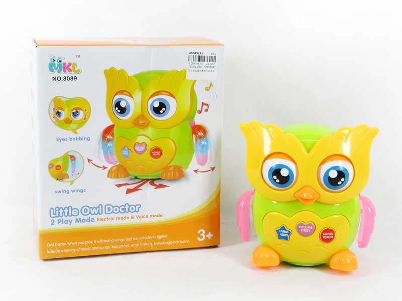B/O Owl W/L_M toys