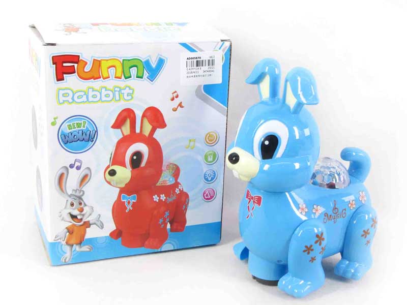 B/O Rabbit W/L(2C) toys