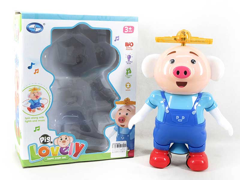 B/O Pig W/L_M toys