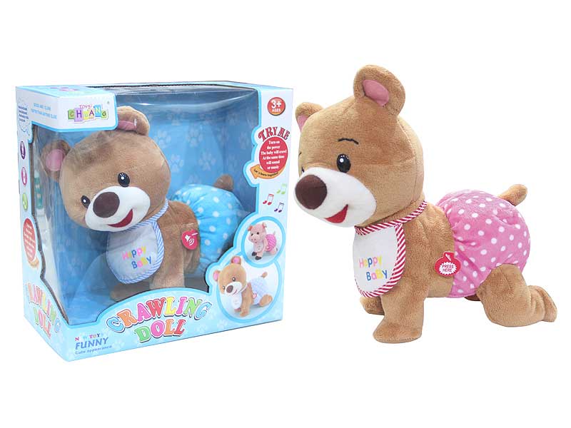 B/O Crawling Bear W/S toys