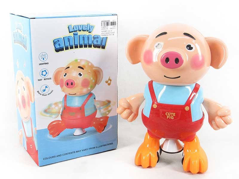 B/O Pig W/L_M(2C) toys