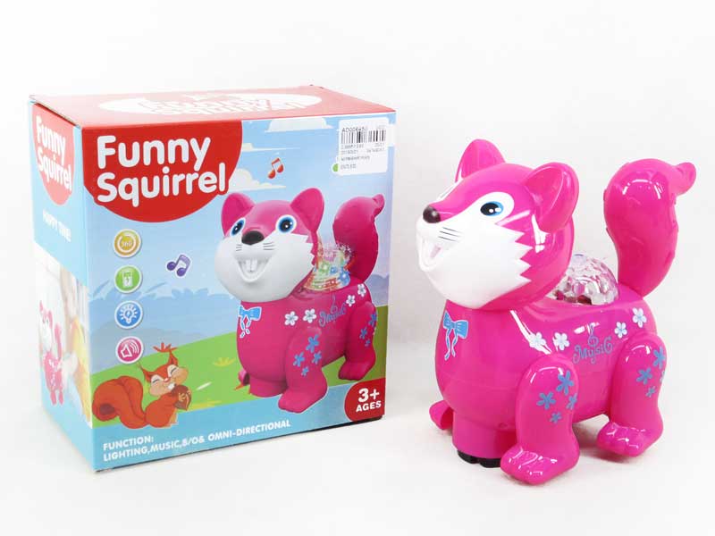 B/O Squirrel W/L_M(2C) toys