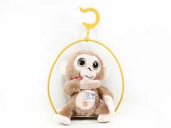 B/O Recording Hanging Basket Monkey