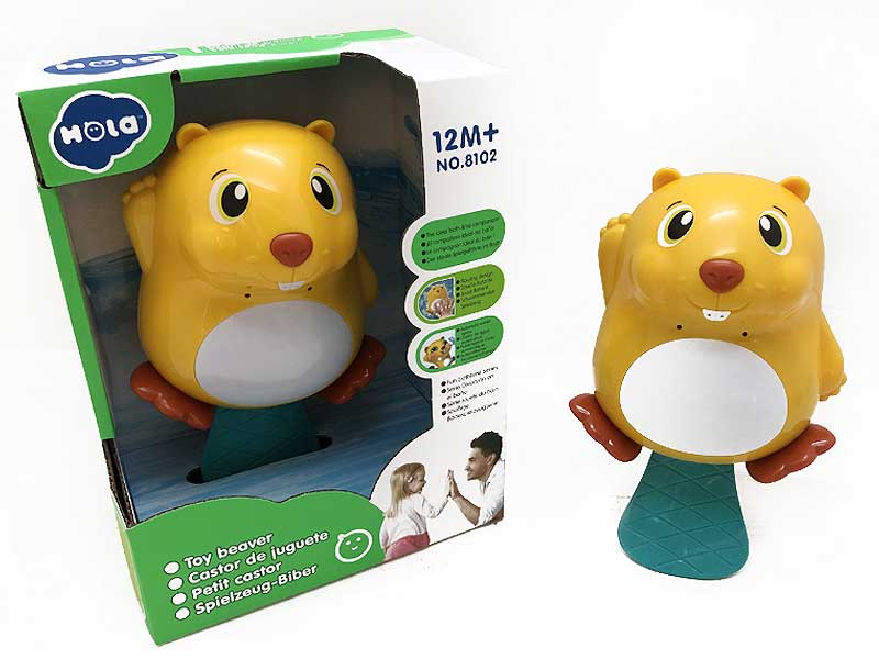 B/O Swimming Beaver W/L toys