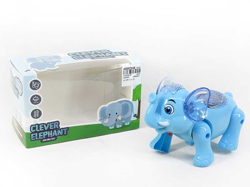B/O Elephant W/L_M(3C) toys