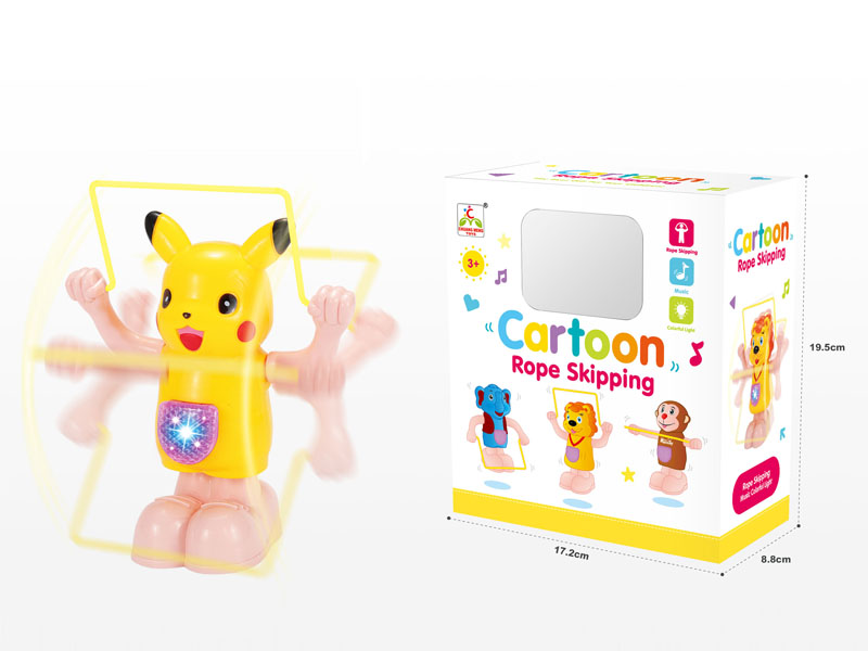 B/O Rope Skipping Pikachu toys