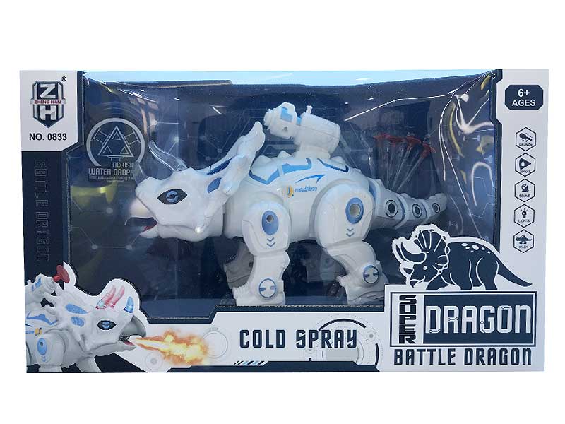 B/O Spray Triangle Dragon toys