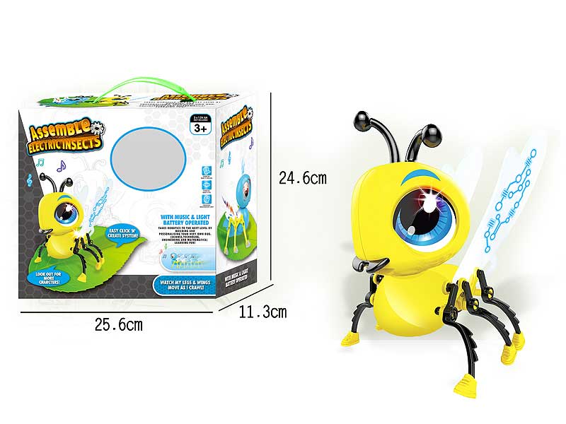 B/O Diy Insects W/L_S(2C) toys