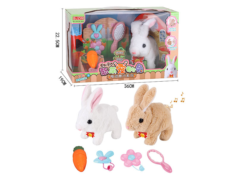 B/O Rabbit Set(2C) toys