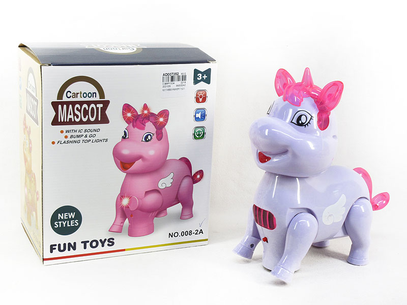 B/O universal Unicorn W/L_M toys