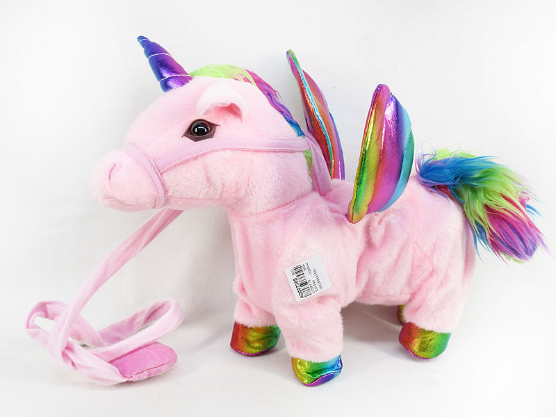 B/O Single Horned Horse W/M toys