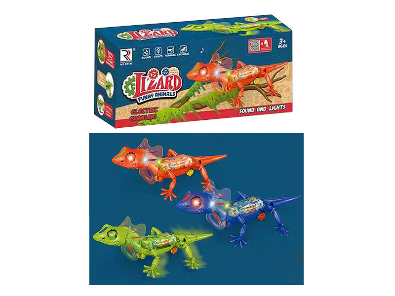 B/O Lizard W/L_M(3C) toys