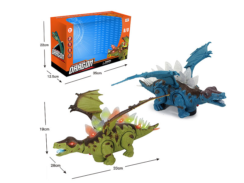 B/O universal Stegosaurus W/L_M(2C) toys