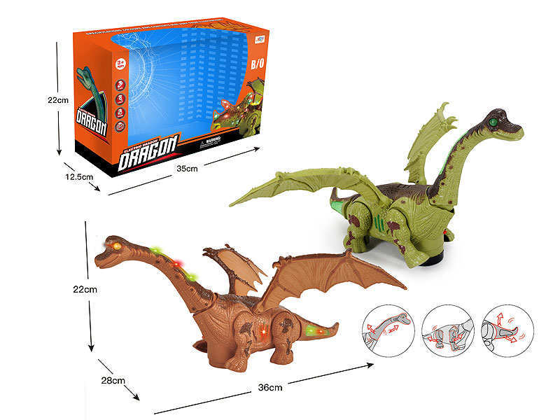 B/O universal Brachiosaurus W/L_M(2C) toys