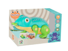 B/O Frog W/L_S(2C) toys