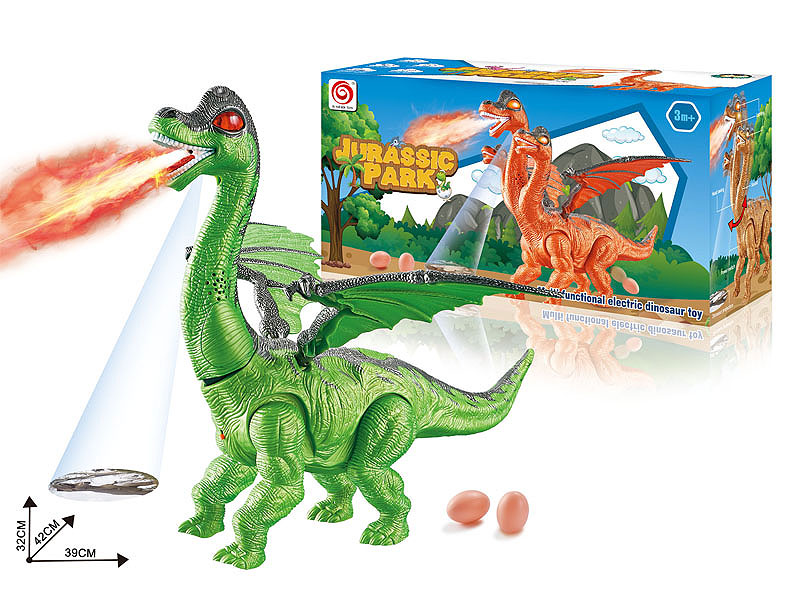 B/O Spray Projection Brachiosaurus W/L_M toys