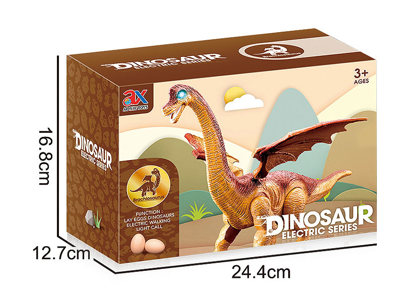 B/O Egg Brachiosaurus W/L_S toys