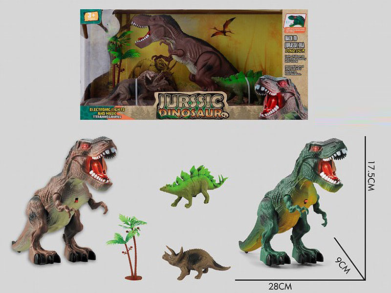 B/O Tyrannosaurus Rex Set W/L_S(2C) toys