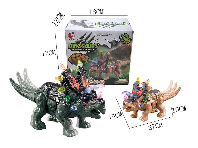B/O Triceratops W/L_S(2C) toys