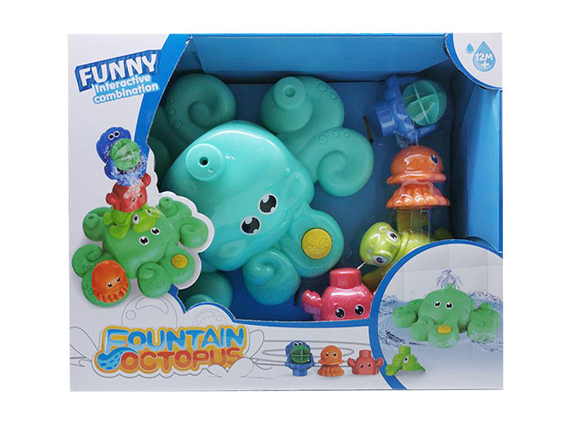 B/O Fountain Octopus toys