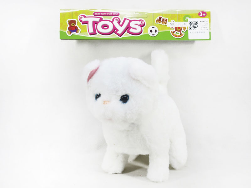 B/O White Cat W/S toys