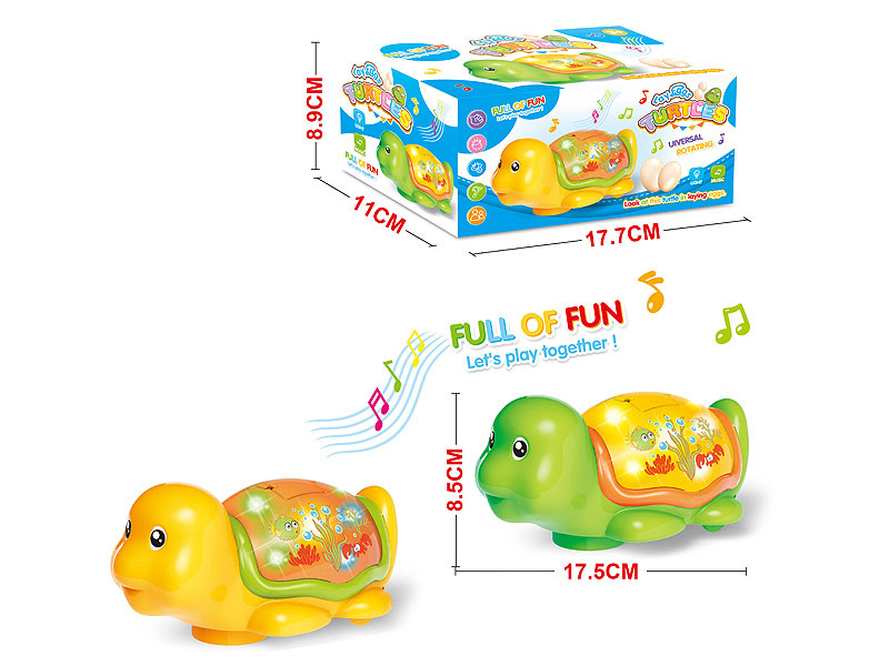B/O Laying Turtle(2C) toys