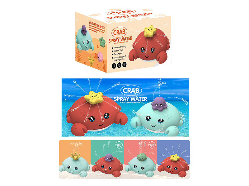 B/O Spray Crab W/L(2C) toys