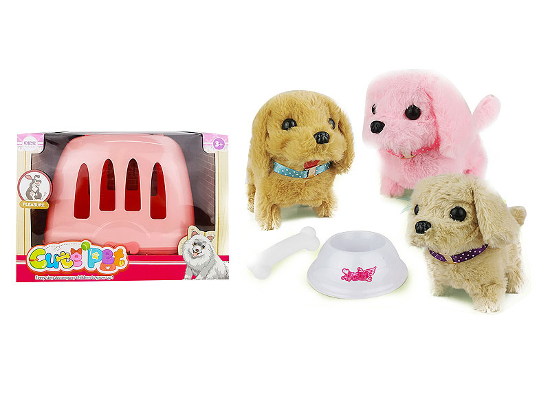 B/O Dog Set W/S(3C) toys