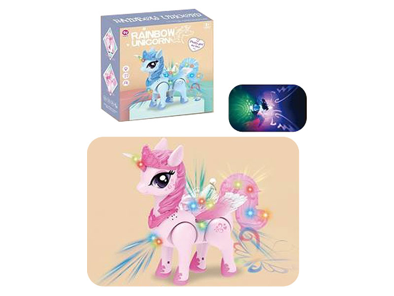 B/O Unicorn W/L_M(2C) toys