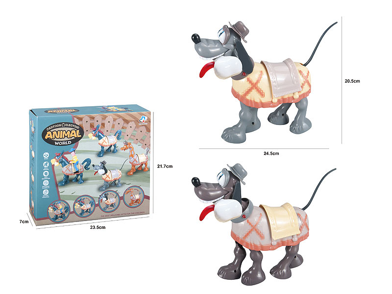 B/O Cartoon Dog W/L_M toys