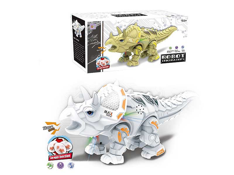B/O Egg Laying Triceratops W/L_S(2C) toys