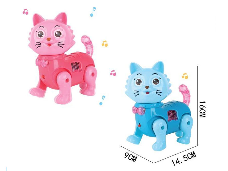 B/O Cat  W/L_M(2C) toys