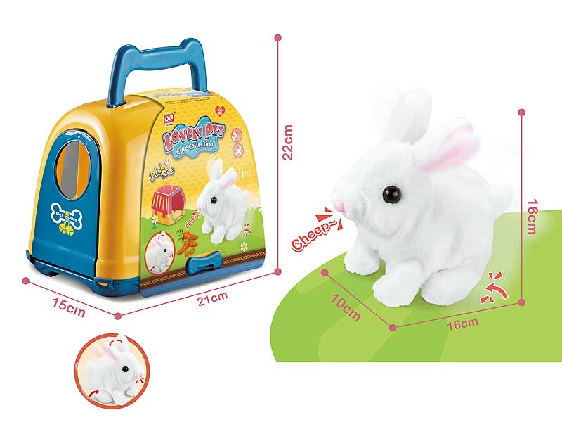 B/O Rabbit Set toys