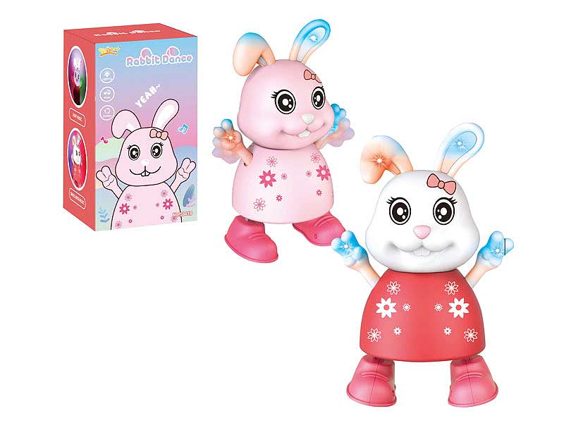 B/O Dancing Rabbit W/L_M(2C) toys