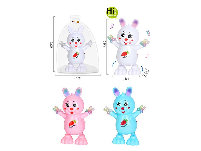 B/O swing Rabbit  W/L_M(3C) toys