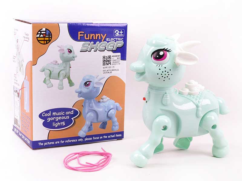 B/O Sheep W/L_M(2C) toys
