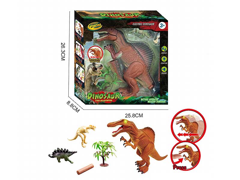 B/O Megaodontosaurus Set W/L_S toys