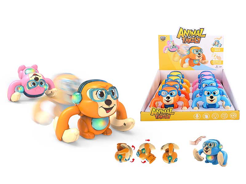 B/O Rolling Monkey(8in1) toys