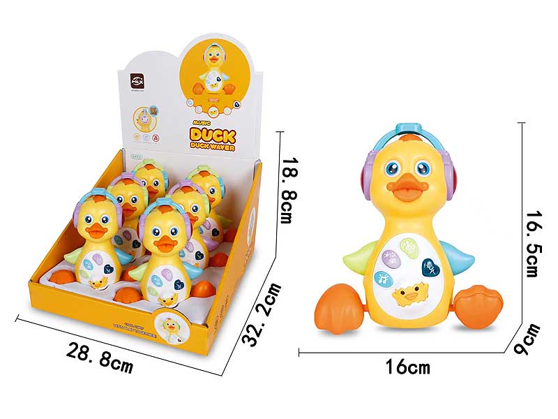 B/O Swing Duck W/L_M(6in1) toys