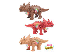 B/O Walking Triceratops W/L_M toys
