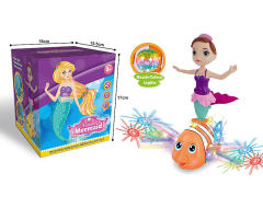 B/O Clown Fish W/L_M(2C) toys