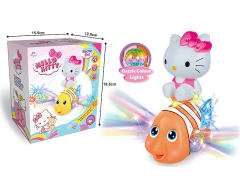 B/O Clown Fish W/L_M(2C) toys
