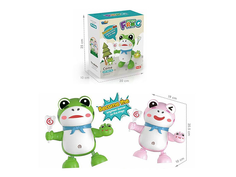 B/O Dancing Frog W/L_M(2C) toys