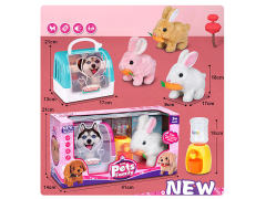 B/O Rabbit Set W/S(3C) toys