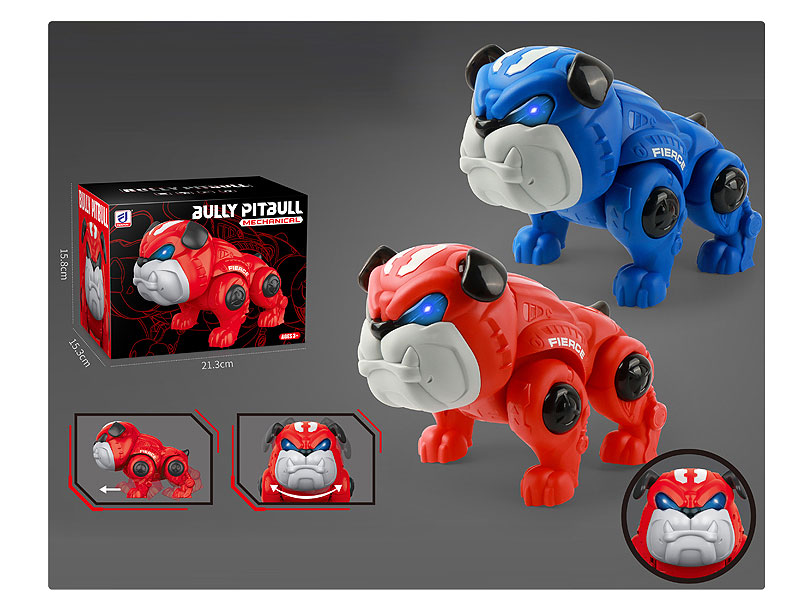 B/O Bully Pitbull W/L_M(2C) toys