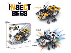 电动万向机械蜜蜂带灯光音乐（2色）
