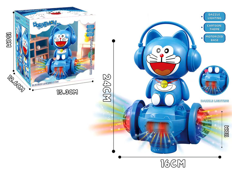 B/O universal Doraemon W/L toys